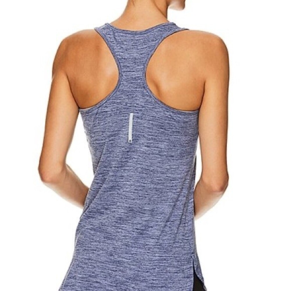 Reebok Blue Heather Legend Singlet Racerback Tank